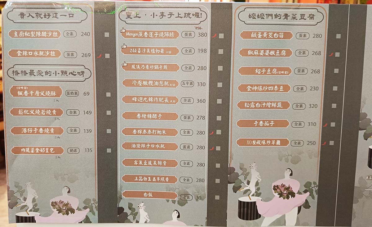 【高雄蔬食】『斐得蔬食 花巷疏香樓』近凹子底站/港式蔬食推薦/年節團圓飯/家庭聚餐/孝親長輩